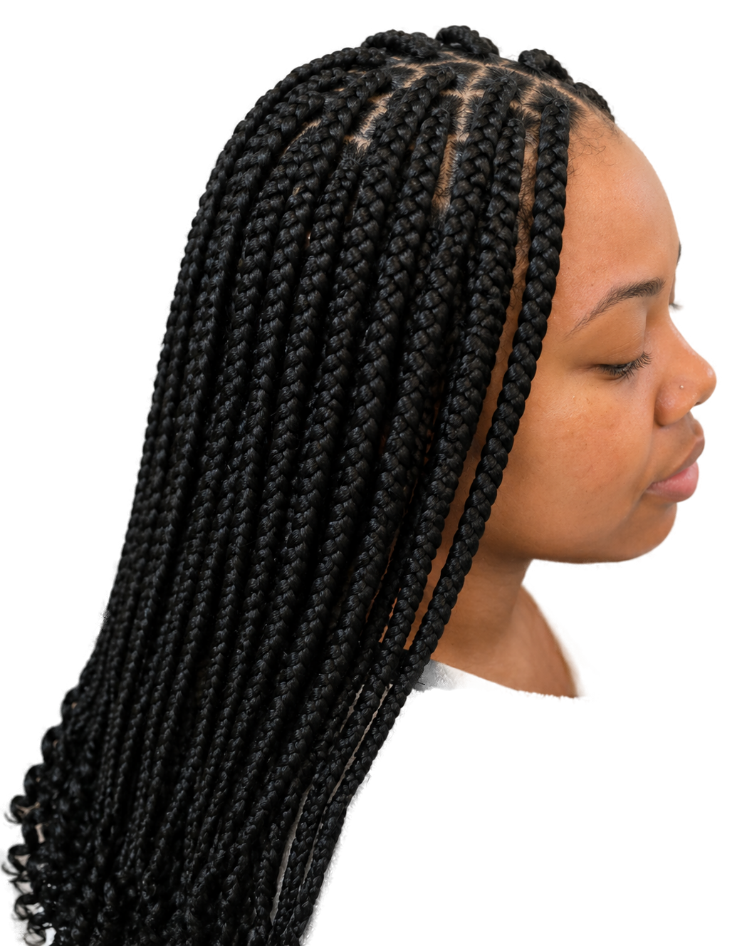 Box braid style